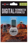 Repti Planet Termomeeter / H&uuml;gromeeter LCD niiskuse ja temperatuuri m&otilde;&otilde;tja terariumi jaoks iminappadega