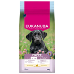 Eukanuba Puppy Large Breed Chicken kuivtoit suurtele kutsikatele kanaga, 15 kg