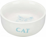 Trixie Ceramic Bowls keraamiline kauss kassile, valge, 0.3 l, 11 cm