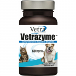 Vetra Vetrazyme seedripulber kassidele ja koertele, 60 kaps.