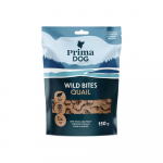 PrimaDog Wild Bites Quail With Hawthorn Berries teraviljavaba maius koertele vutim&auml;haga ja viirpuumarjadega, 150 g