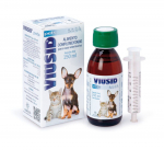 Catalysis VIUSID Pets siirup, lisatoit koertele ja kassidele immuunsust stimuleeriva, maksa kaitsva, antioks&uuml;dantse ja viirusevastase toimega, 150 ml