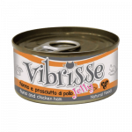 Vibrisse Cat Tin Jelly Tuna&Ham konservid kassidele želees tuunikala ja singiga, 70 g