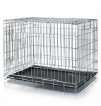 Trixie Transport Crate koerte puur kahe ukse ja tsingitud metallkonstruktsiooniga, 78x62x55 cm