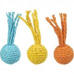 Trixie m&auml;nguasi kassidele rattle ball koos paberist n&ouml;&ouml;riga, &oslash; 4 &times; 11 cm, 1 tk.