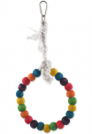 Plaček Bird Jewel Seesaw puidust kiik k&ouml;ie ja v&auml;rvilise r&otilde;ngaga v&auml;ikestele lindudele, 15 cm