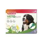 Beaphar Veto Pure Spot ON tilgad kirpude ja puukide vastu koertele, L Dog, 3 tk.