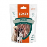 Boxby Strips For Dogs suupisted kutsikatele ja t&auml;iskasvanud koertele, kanaliha ja kalaga, 360 g