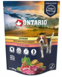 Ontario Venison With Vegetables In Broth super premium m&auml;rg toit t&auml;iskasvanud koertele ja kutsikatele alates 2 elukuust, 300 g
