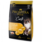 Prospera Plus Indoor 1+ Salmon Long Hair kuivtoit t&auml;iskasvanud kassidele l&otilde;hega, 0,4 kg