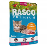 Rasco Premium Cat Pouch Kitten, Turkey, Cranberries konservid kassipoegadele kalkuni ja j&otilde;hvikatega kastmes, teraviljavaba, 85 g