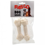 Rasco Node Buffalo White maius koertele hammaste tervise jaoks, 11 cm, 2 tk.