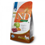 Farmina N&D Dog Grain Free Adult S teraviljavaba kuivtoit v&auml;ikest t&otilde;ugu t&auml;iskasvanud koertele hirveliha ja k&otilde;rvitsaga, 2 kg