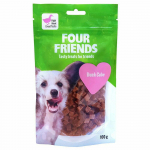 Four Friends Dog Treats Duck Cube pardiliha kuubikud, maius koertele, 100 g