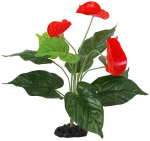 Repti Planet Anthurium Flower terrariumidekoratsioon, 40 cm
