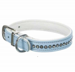 Trixie Active Comfort collar with rhine stones koera kaelarihm rhinestone kivikestega, S, 23&ndash;28 cm/15 mm, helesinine