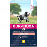 Eukanuba Senior Medium Chicken kuivtoit keskmist t&otilde;ugu eakatele koertele kanaga, 3 kg