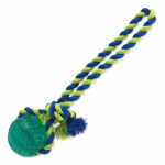 Dog Fantasy Dental Mint Baseball With Cotton Rope koerte m&auml;nguasi, puuvillase n&ouml;&ouml;ri ja piparm&uuml;ndi aroomiga suuh&uuml;gieeniks, 7x30 cm