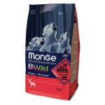 Monge BWild Low Grain Puppy & Junior Deer teralisest kuivtoit kutsikatele hirve- ja madala teravilja sisaldusega, 2,5 kg