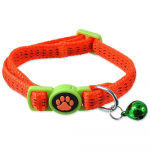 Magic Cat Collar Nylon XS Orange kaelarihm kassidele ja kassipoegadele turvpandlaga, 19-31 cm