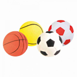 Trixie Toy Ball pallim&auml;nguasi koertele vahtplastist, sporditeemaline, 6 cm