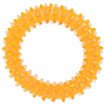 Dog Fantasy M&auml;ngur&otilde;ngas Orange termoplastilisest kummist m&auml;nguasi kutsikatele ja v&auml;ikestele koertele hammaste h&uuml;gieeniks, oranž, 7 cm