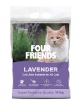 Four Friends Cat Litter Lavender klompuv liiv kassiliivakasti lavendlil&otilde;hnaline, 10 kg