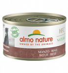 Almo Nature HFC Natural veiseliha konserv t&auml;iskasvanud koertele, 95 g