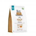 Brit Care Grain-Free Senior Light Salmon & Potato teraviljavaba kuivtoit eakatele koertele l&otilde;hega, 3 kg