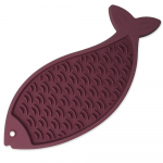 Epic Pet Lick&Snack Fish silikoonist lakkumismatt kassile, lilla, 28x11,5 cm