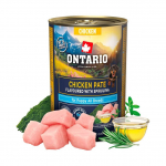 Ontario Puppy Chicken Pate With Spirulina Flavor konservid kutsikatele, 400 g