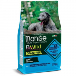 Monge BWild GF an&scaron;oovide, kartulite ja herneste kuivtoit t&auml;iskasvanud koertele, 2,5 kg