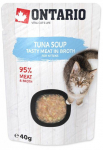 Ontario Soup Kitten Tuna t&auml;iends&ouml;&ouml;t kassipoegadele, 40 g