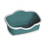 StefanPlast TRES CHIC Open kassiliivakast, valge/inglise roheline, 56x38.5x26 cm