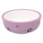 Magic Cat Ceramic Bowl With Paws lilla keraamiline kauss kassidele k&auml;pa mustriga, 13 cm, 330 ml