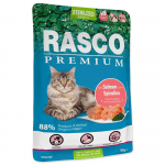 Rasco Premium Cat Pouch Sterilized, Salmon, Spirulina konservid steriliseeritud kassidele l&otilde;he filee ja spirulinaga kastmes, 85 g