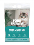 Four Friends Cat Litter Unscented klompuv liiv kassiliivakasti ilma l&otilde;hnata, 10 kg
