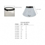 Pet Clean Pet E-Collar operatsioonij&auml;rgne kaelarihm koertele ja kassidele, s&uuml;gavus 30 cm