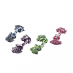 Europet Bernina puuvillane k&ouml;ism&auml;nguasi koertele 2 s&otilde;lmega, XXL, 500 mm, 700 g, roheline, roosa, sinine, lilla