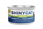 GimCat ShinyCat Tuunikalafilee valge kala puljongis t&auml;istoit kassidele, 70 g