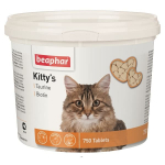 Beaphar Kitty's + Taurine + Biotin vitamiiniga t&auml;iendtoit kassidele koos vitamiinide ja krevettidega, 750 tab.