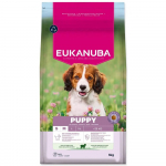 Eukanuba Puppy & Junior, Small & Medium, Lamb & Rice kuivtoit kutsikatele lambaliha ja riisiga, 3 kg