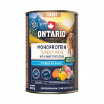 Ontario Adult Monoprotein Turkey Pat&eacute; With Sweet Potatoes konservid t&auml;iskasvanud koertele kalkunilihaga ja bataatidega, 400 g
