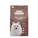 Four Friends Small Breed Venison t&auml;isv&auml;&auml;rtuslik toit hirveliha ja l&otilde;hega t&auml;iskasvanud v&auml;ikeste t&otilde;ugu koertele, 2 kg