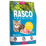 Rasco Premium Cat Kitten, Chicken, Blueberries kuivtoit kassipoegadele, kanaga ja mustikatega, 2 kg