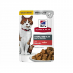 Hills Science Plan Cat Sterilised Adult with Salmon m&auml;rgtoit steriliseeritud t&auml;iskasvanud kassidele, 12 x 85 g