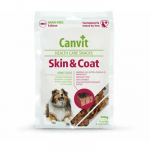 Canvit Health Care Snack Skin & Coat poolniiske maius koertele naha ja karvkatte tervise heaks, 200 g