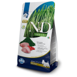 Farmina N&D Dog Grain Free Adult Mini lambaliha ja spirulinaga teraviljavaba t&auml;iss&ouml;&ouml;t v&auml;ikest t&otilde;ugu t&auml;iskasvanud koertele, 2 kg