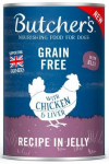Butchers Konserv koertele - DOG Original Recipe with chicken in Jelly 400g.