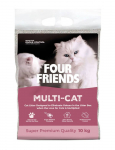Four Friends Cat Litter Unscented Multi-Cat klompuv liiv kassiliivakasti ilma l&otilde;hnata, mitmele kassile, 10 kg